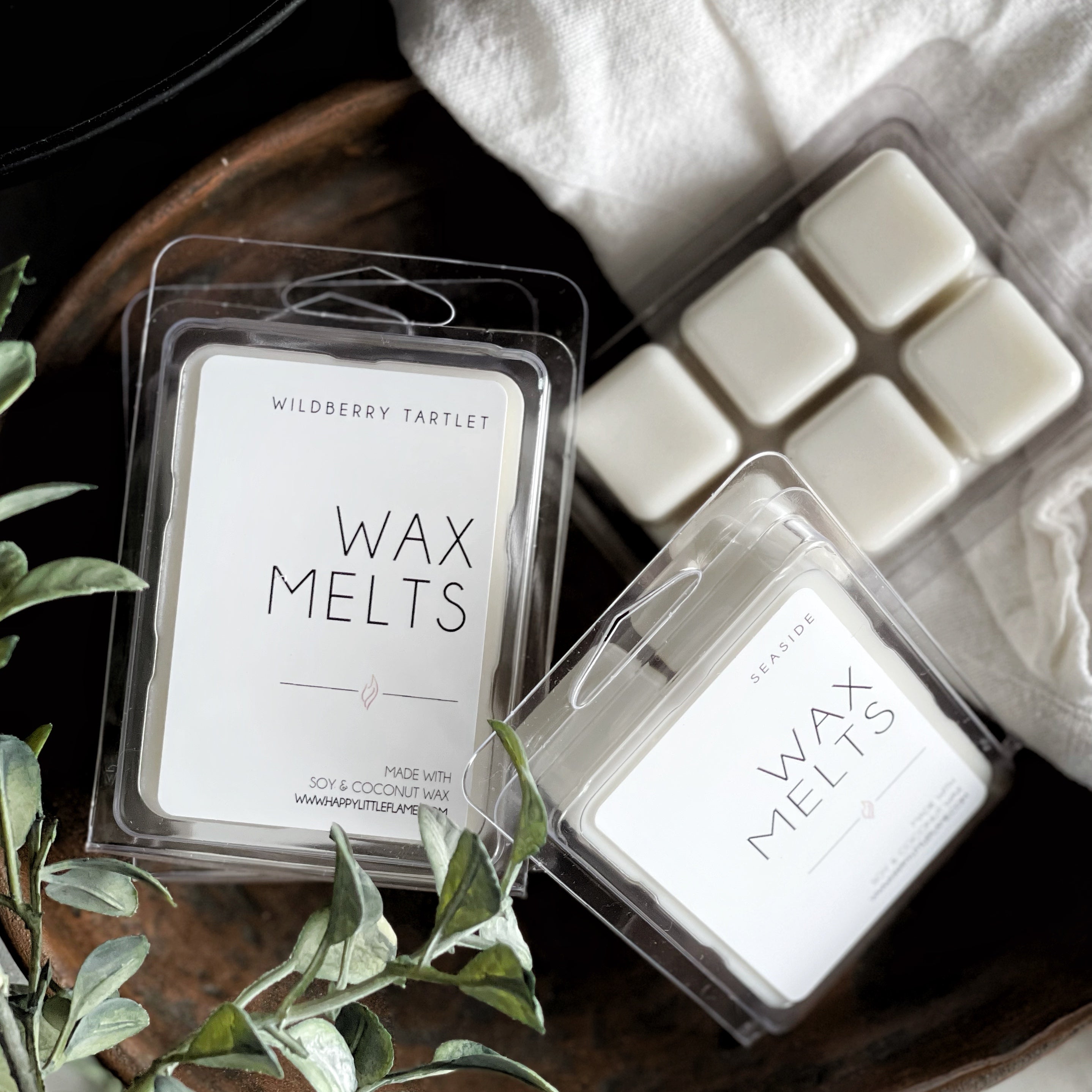 Cuddly Cotton Soy Wax Melts - All Natural + Essential Oils + Phthalate Free  - Shortie's Candle Company