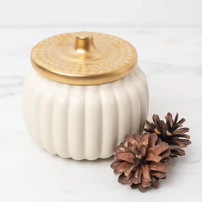 18oz Luxe Ceramic Pumpkin Candle