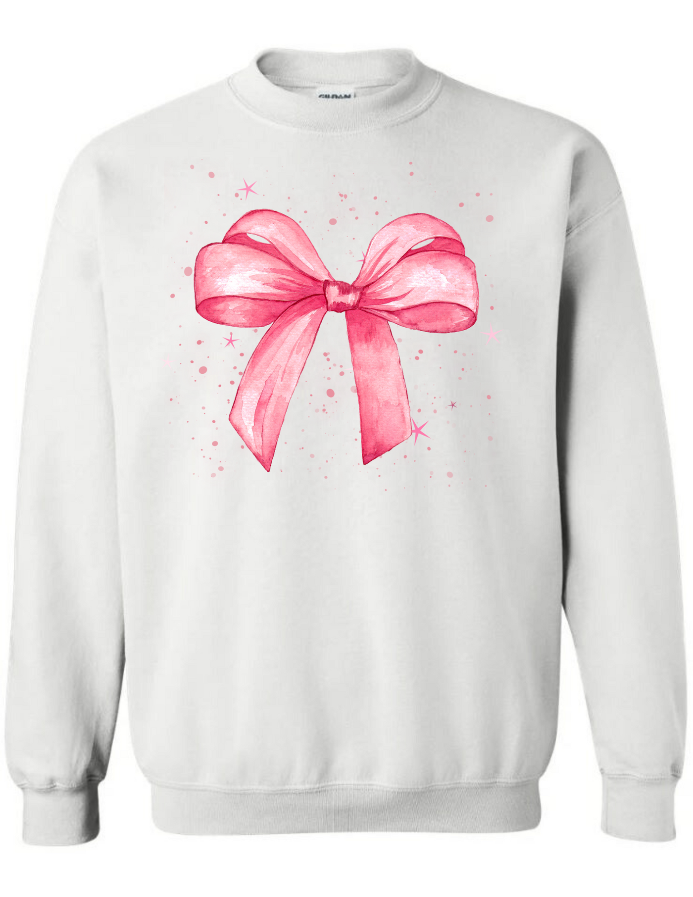 Pink Bow Crewneck Sweatshirt