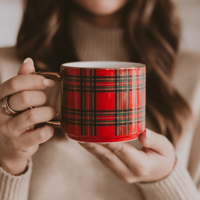 Holiday Plaid Mugs