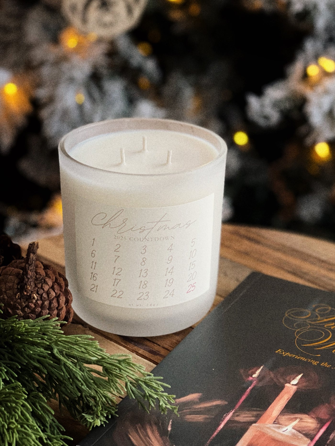 2025 Christmas Advent Candle