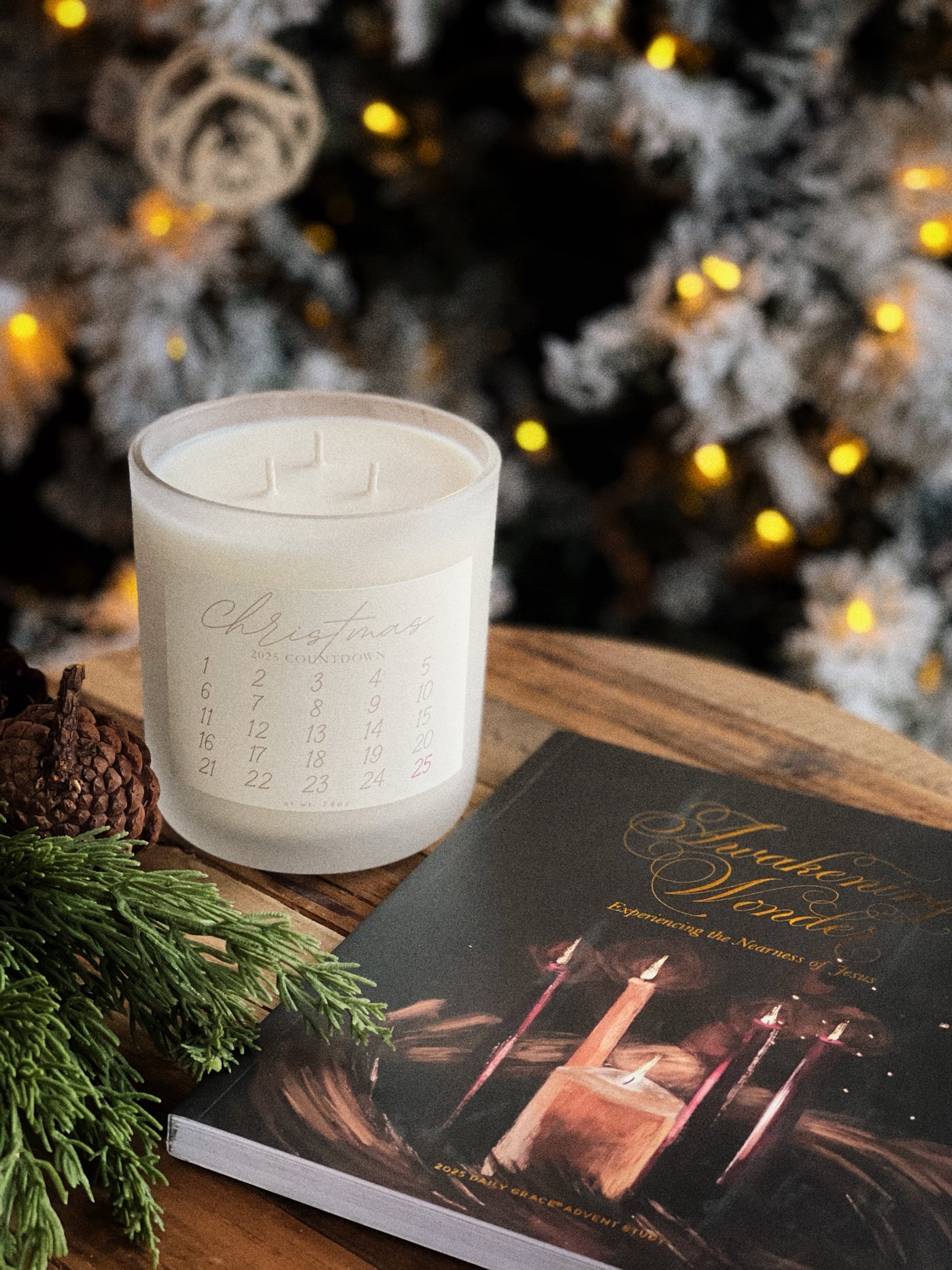 2025 Christmas Advent Candle