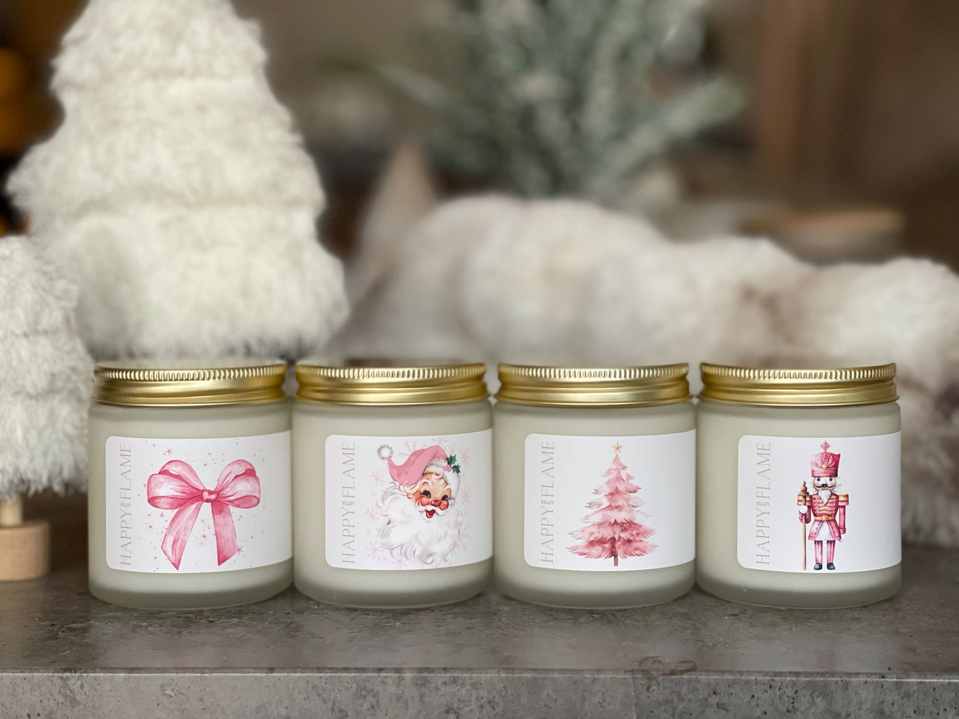 Mini Pinkmas Candles