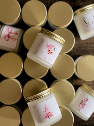 Mini Pinkmas Candles