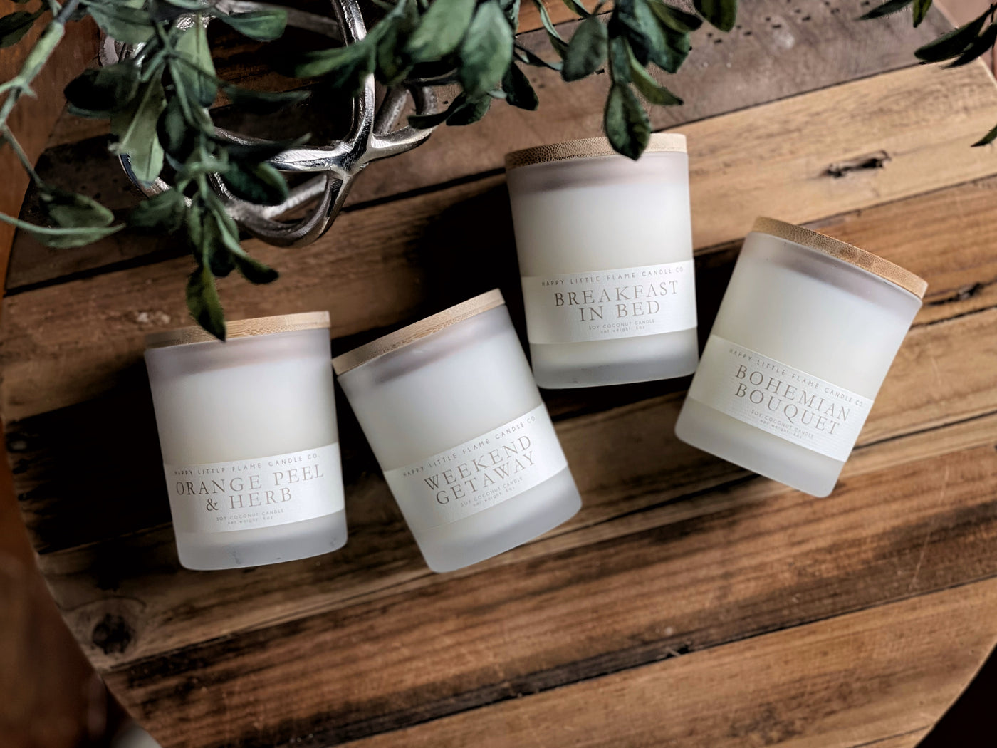 6oz Frosted Candle