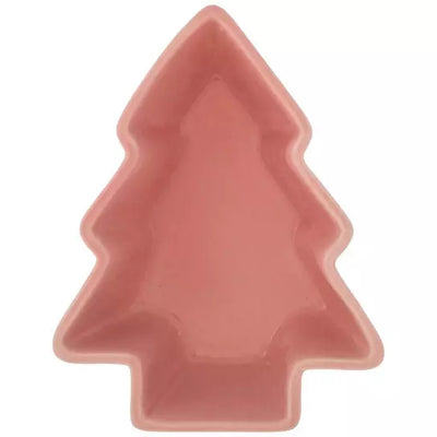 Pink Ceramic Christmas Tree Candle